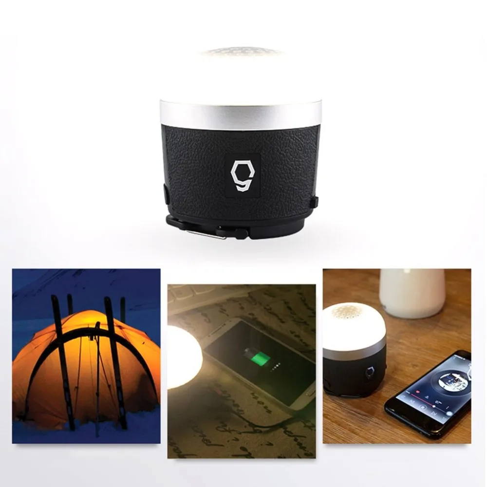 

Outdoor Camping Light Bluetooth Speaker Multi-Function Emergency Light Tent Lamp Mobile Power Bank Music Player