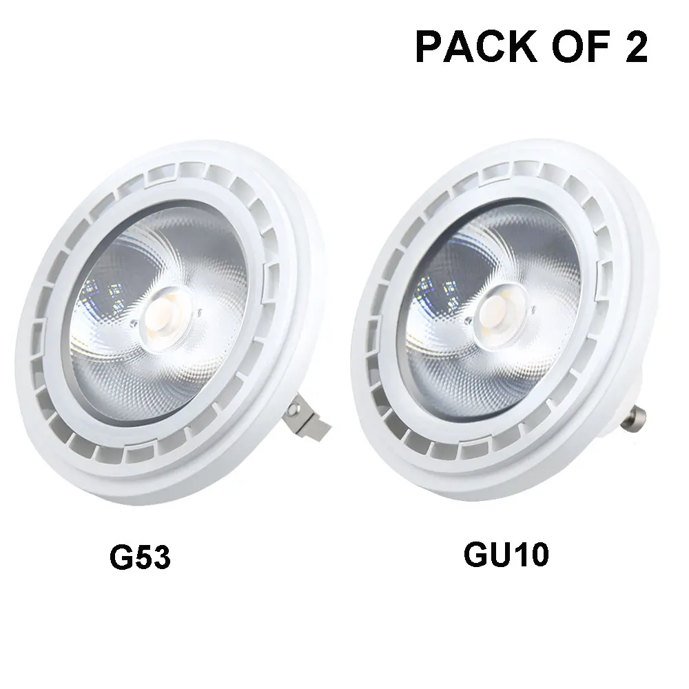 

LED Ar111 ES111 GU10 Spot Light 12W GU10 G53 AR111 Down Light Bulb 100W Halogen Equivalent Reflector Tracking Display Lighting