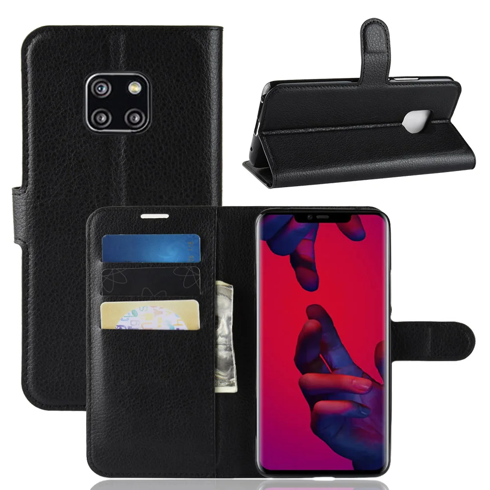 Брендовый модный кожаный чехол бумажник для Huawei Mate 20 Pro защитные
