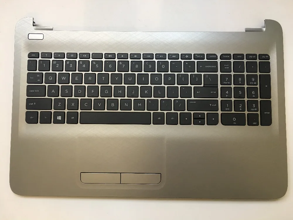 

Original For HP 15-AF 15-AC Palmrest Touchpad & Keyboard Cover Shell Black Red White Silver Gray