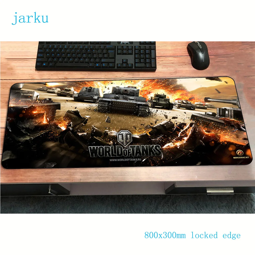 Коврики world of tanks 800x300x3 мм большой игровой коврик для мыши большая клавиатура