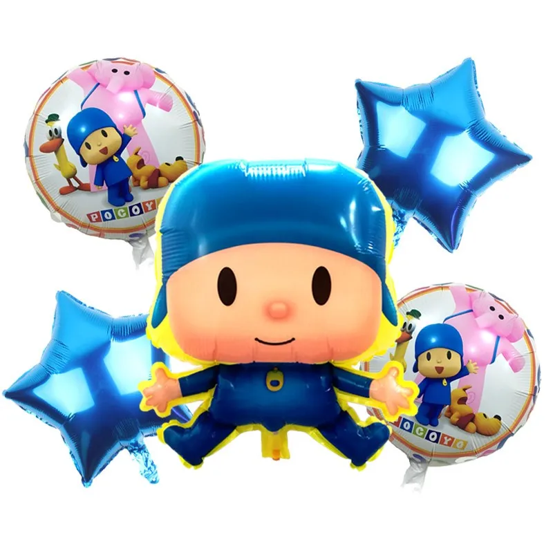 5 шт./лот Pocoyo шар для День рождения Свадебные украшения мультфильм 18 дюймов шары