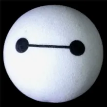 Белый шар Baymax маленький симпатичный очаровательны мультфильм куклы Телевизионные антенны шары ЕВА антенна Топпер Декор стайлинга автомобилей крыши орнамент