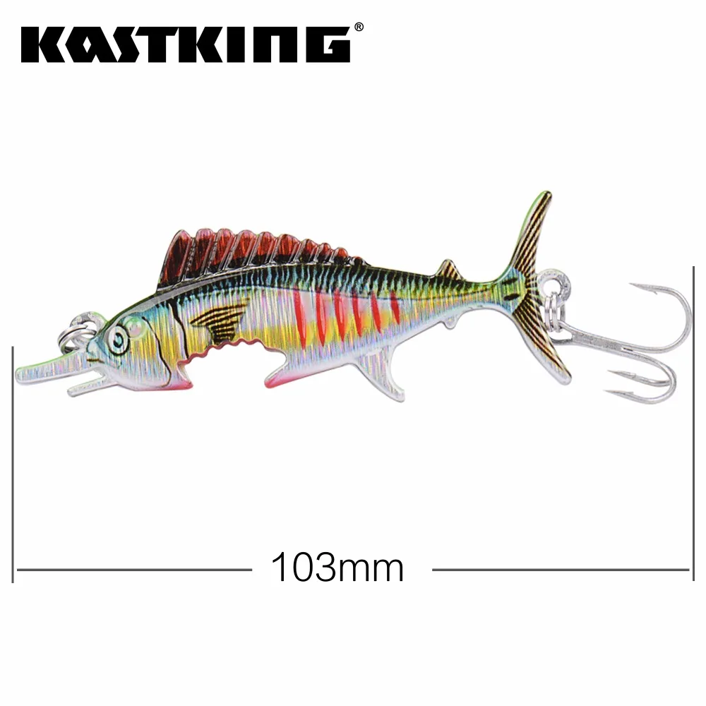 KastKing, 5 шт./лот, 10,3 см, 20,3 г, металлическая воблер, ложка, рыболовные приманки, Спиннер, приманки для морской пресноводной рыбалки