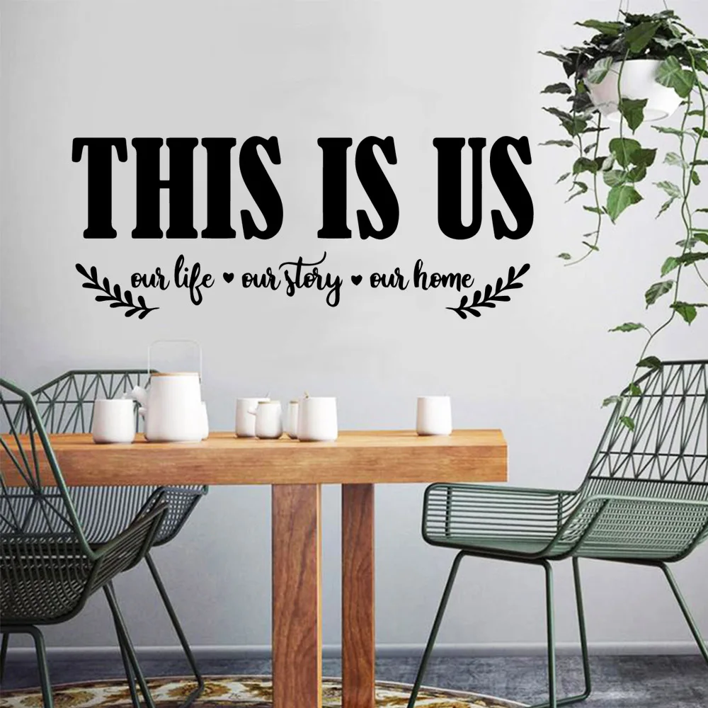 

Modern this is US Removable Art Vinyl Wall Stickers Removable Wall Sticker Bedroom Nursery Decoration