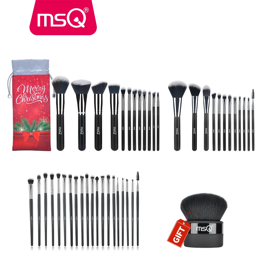 Buy Buy 3 Get 1 Gift MSQ Professional Makeup Brushes