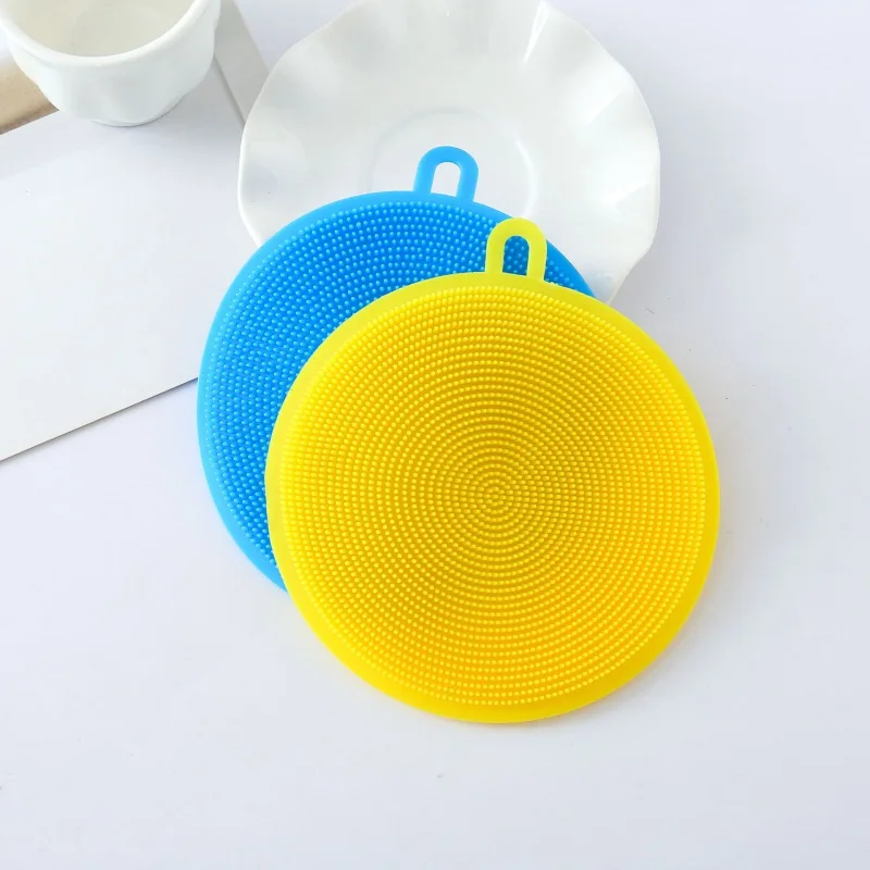 

Magic Cleaning Brush Silicone Dish Bowl Scouring Pad Pot Pan Easy to Clean Wash Brushes Cleaner Sponges Dish Cooking Tool
