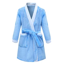 

Centuryestar Boys Girls Robes Blue Pink Bath Towel Flannel Pajama 2018 Bathrobe For Children Kids Baby Clothes 2-12 Years
