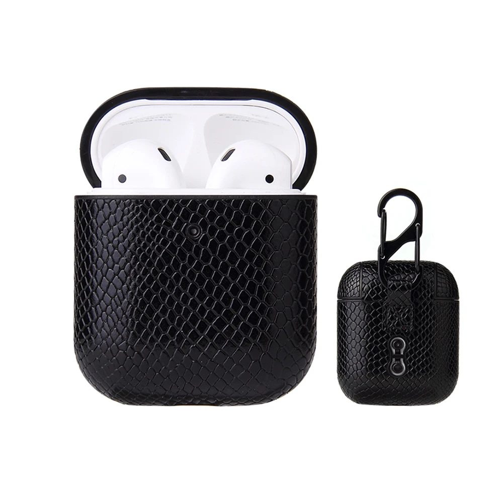 2019 Luxury PU Leather Case Earphone Protective Skin Cover For Apple Airpods1/2 Portable |