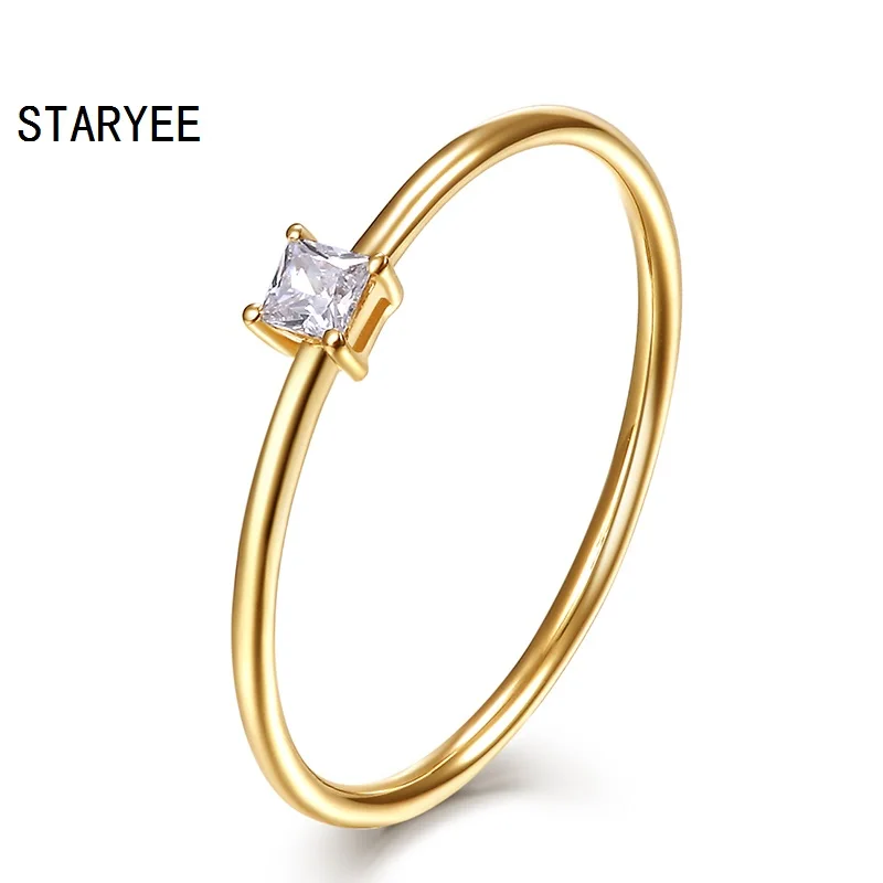 staryee certified 005ct vs h princess cut natural diamond engagement rings real 18karat 750 yellow - Engagement Rings Vs Wedding Ring staryee certified 005ct vs h princess cut natural diamond engagement rings real 18karat 750 yellow - Engagement Rings Vs Wedding Ring
