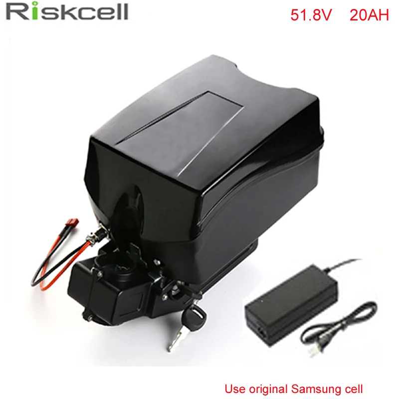 

Free customs taxes 51.8v 20ah electric bike battery 52v 1500w bafang bbs03 lithium battery with charger For Samsung cell