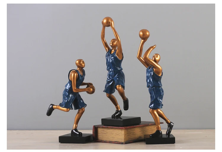 Творческий Простой Современный Баскетбол игрока фигура скульптура украшения гостиной ТВ шкаф домашняя обстановка мягкая dec