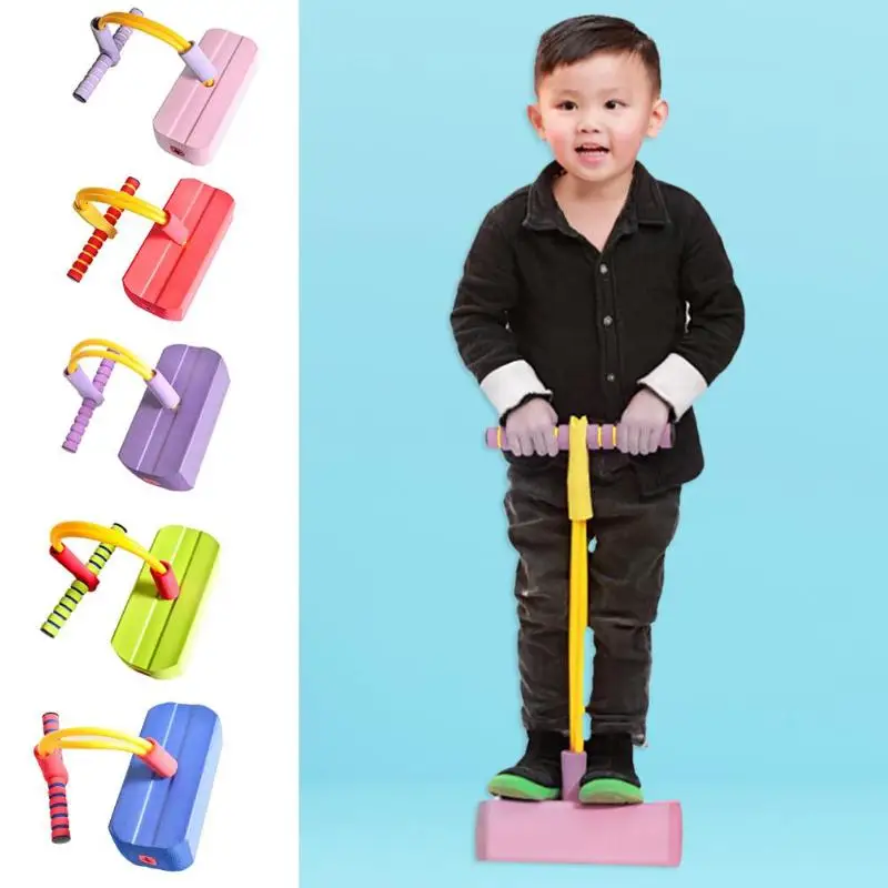 Teaching Increase Educational Toys Jumping Sports Outdoor Games Children Rubber Crazy Jumping Stilts SafetyToys For Kids Toy