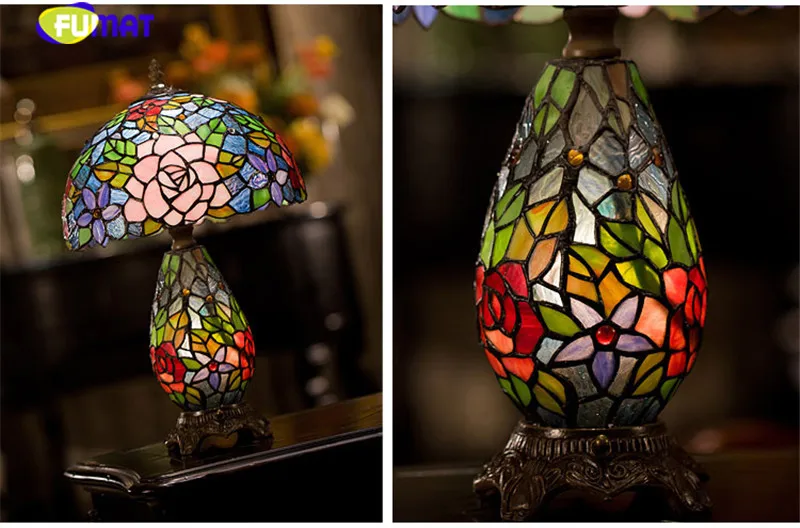 13Tiffany table lamps