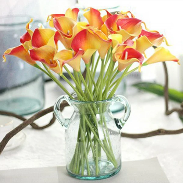 Искусственный цветок поддельные Калла лилии украшения яркие для свадьбы дома вечерние MYDING