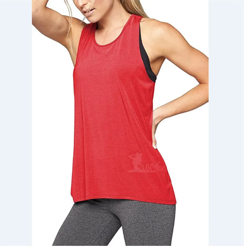 Kakaforsa топ для бега, спортивные нательные блузки без рукавов, женская одежда для бега, женские майки, топы для фитнеса, однотонные футболки