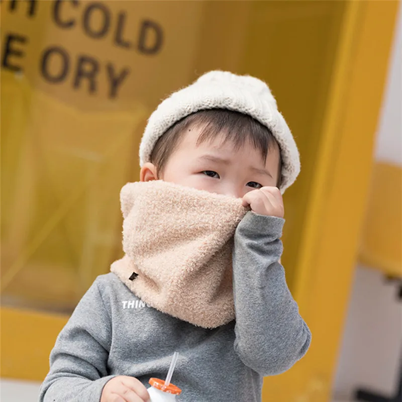  Warm Children banda Winter Scarf Kid Boy Girl Neck Collars women's scarves handkerchief hijab scarf 40MA0421