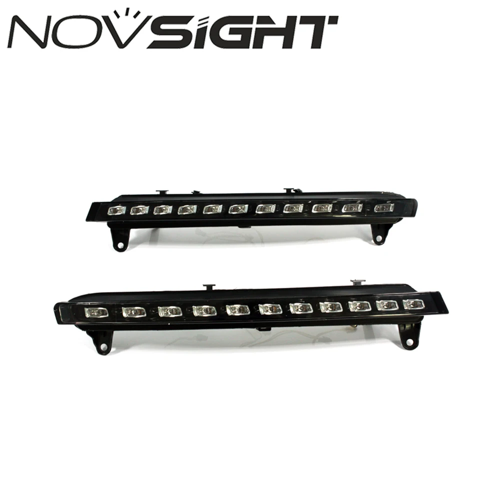 NOVSIGHT Автомобильный светодиодный дневные ходовые огни ДХО желтый сигнал поворота