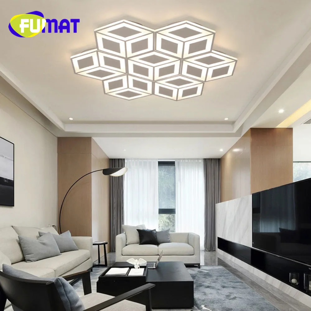 

FUMAT Modern LED ceiling light Acrylic honeycomb DIY led lamp light for living room bedroom led ceiling lamp home lighting