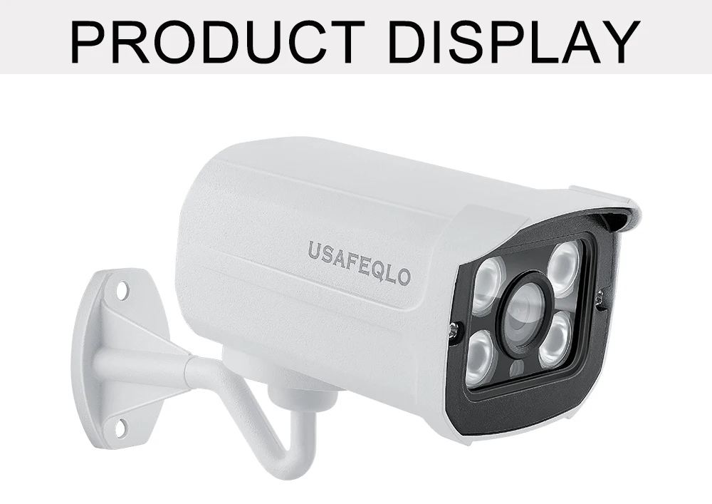 USAFEQLO H.264+ 2MP Bullet 1080P IP камера наружная IR 30m HD безопасность Водонепроницаемая камера ночного видения P2P CCTV IP камера ONVIF IR Cut XMEye