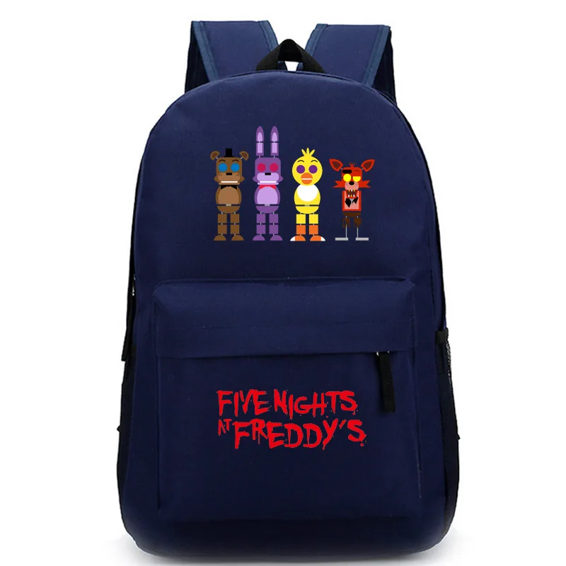S Рюкзак Five Nights at Freddy, школьные рюкзаки для подростков, сумка для ноутбука, сумки для книг, женские и мужские повседневные дорожные сумки - Цвет: S