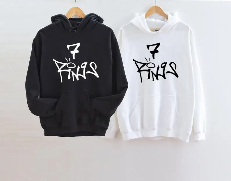

Sugarbaby 7 Rings Seven Rings Ariana Grande Hoodie Thank U Next sweatshirt God Is A Woman - Ariana Grande Fan Hoodies drop ship