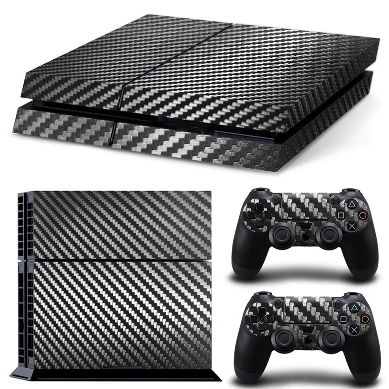 

Carbon fiber skin sticker for PS4-black carbon