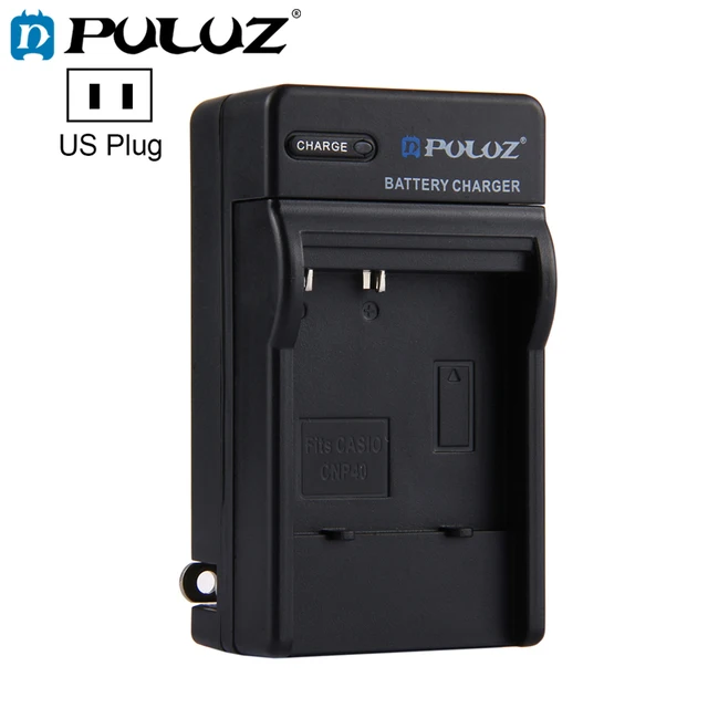 Cheap PULUZ Battery Charger For Casio US Plug Battery Charger For CASIO CNP40 Battery Cheap PULUZ Battery Charger For Casio US Plug Battery Charger For CASIO CNP40 Battery