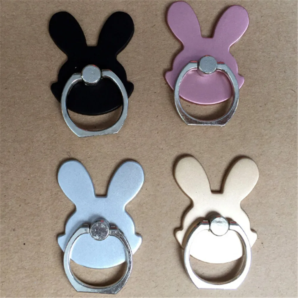 Universal Rabbit Design Phone Holder 360 Degree Metal Finger Ring Mobile Phone Stand Holder For IPhone Samsung Universal Rabbit Design Phone Holder 360 Degree Metal Finger Ring Mobile Phone Stand Holder For IPhone Samsung