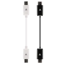 1 шт. Micro usb type B Мужской к Micro B Мужской 5Pin конвертер OTG адаптер Ведущий кабель для передачи данных