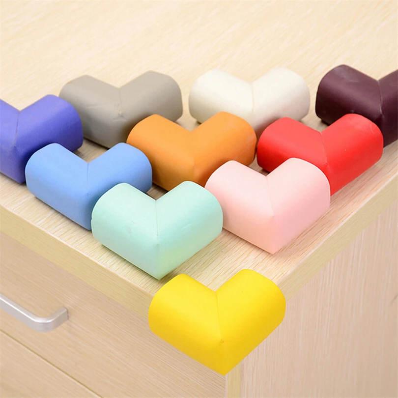 

4pcs/lot Child Safety Corner Thickened Table Desk Guard Mat Baby Safe Crash Protection Cover Edge Guards Pads Kitchen Placemat