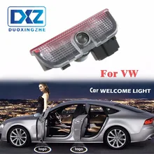 2 pcs Porta Do Carro LEVOU Logotipo Projetor Santo Sombra Luz para VW Passat B6 B7 CC Golf 6 7 Jetta MK5 MK6 Tiguan