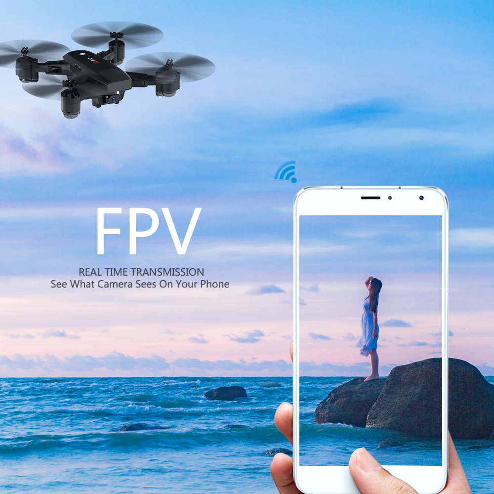 YL S30 1080P HD Wifi FPV RC селфи Дрон GPS позиционирование Follow Me удержание высоты складной