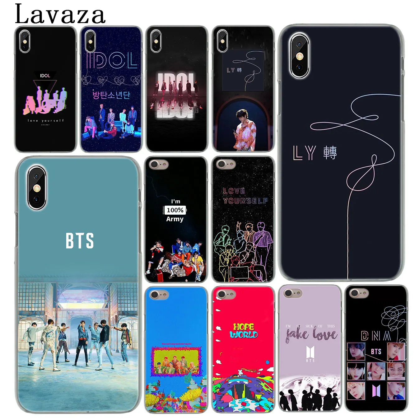 

BTS Yourself Fake Love Bangtan Boys IDOL Hard Cover Case for Apple iPhone X XS Max XR 6 6S 7 8 Plus 5 5S SE 10 Kim Phone Cases
