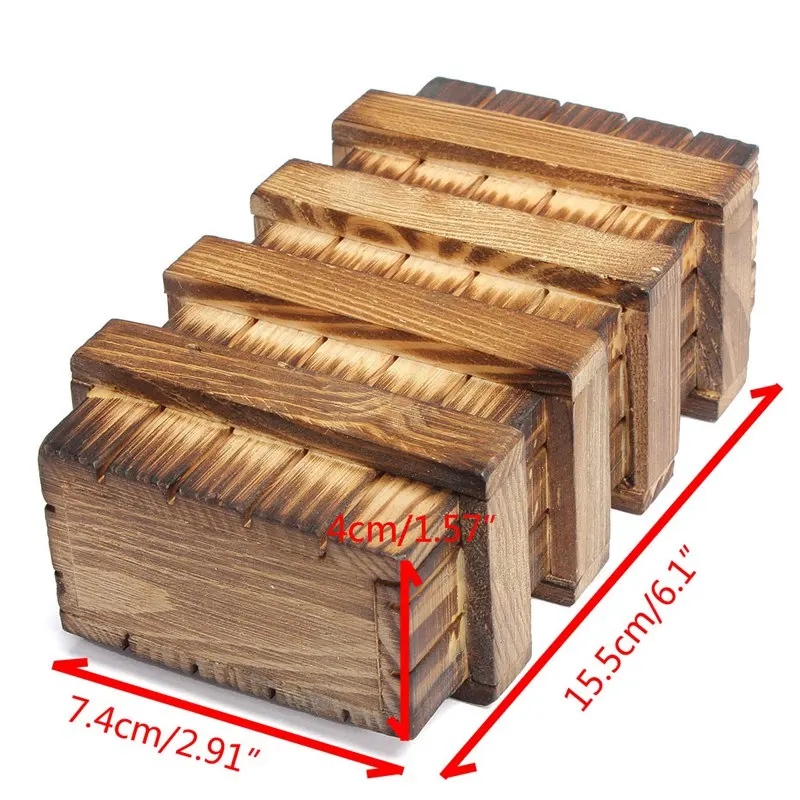 Китайский Винтажный Классический волшебный фокус, деревянная коробка-головоломка, секретный ящик, подарок, развивающие игрушки, детский подарок, игрушки для малышей