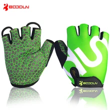 Перчатки для велоспорта Boodun MTB, Перчатки для фитнеса с полупальцами, спортивные силиконовые гелевые противоскользящие дышащие перчатки для шоссейного велосипеда, guantes ciclismo