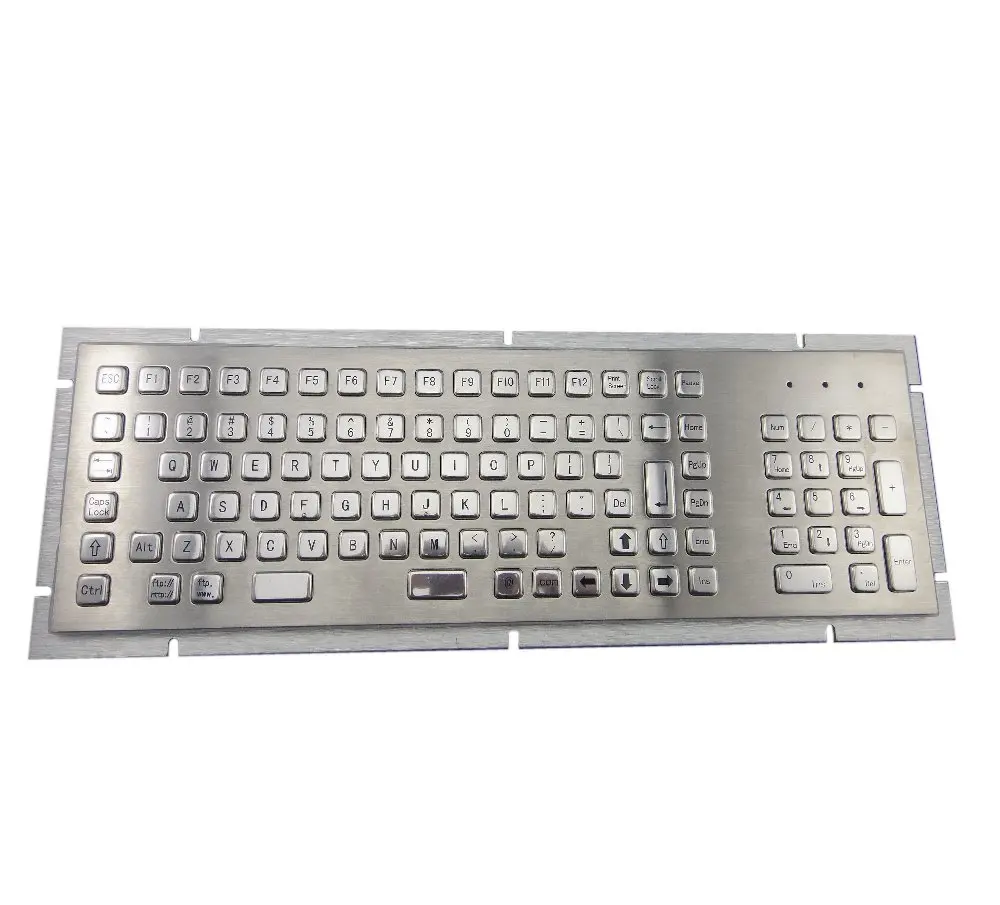 Металлическая клавиатура для ПК NEMA 4/4x или IP65 103 ключа промышленная/киоск