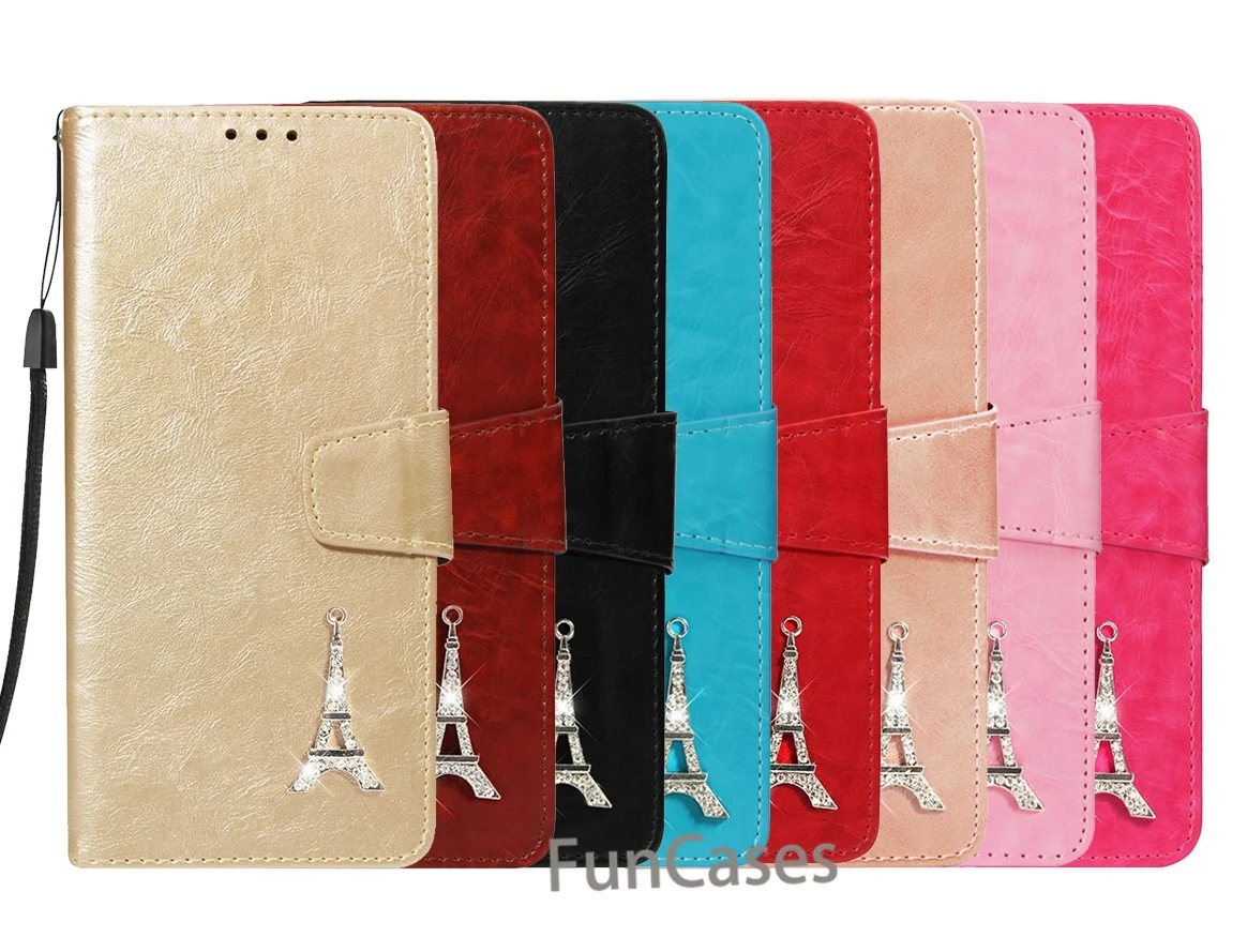 For Huawei Mate 20 Pro Phone Wallet Case Flip Leather Fashion PU With Card Pocket Cover Eiffel Tower | Мобильные телефоны и