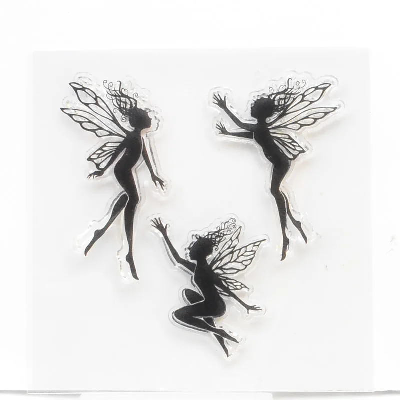 Fairy Clear Stamp Scrapbook DIY photo cards rubber stamp seal stamp