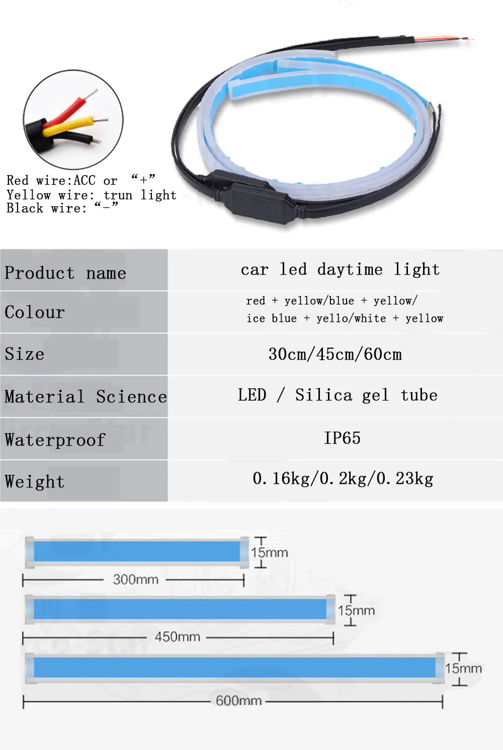 car led light truning light daytime lamp 1