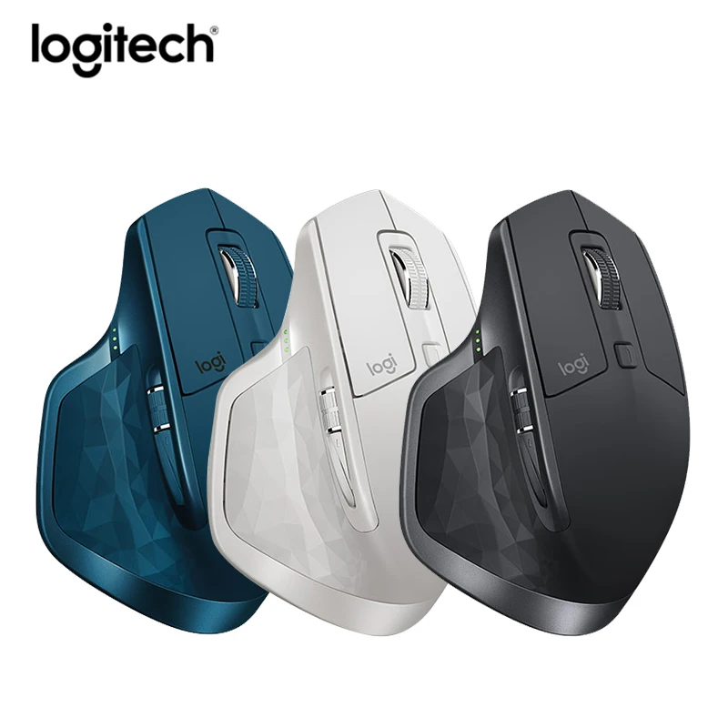 

Logitech MX Master 2S Rechargeable Ergonomic Wireless Bluetooth Unifying Dual Mode Mouse 4000DPI for Business Computer