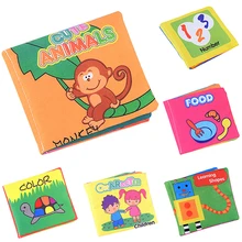 Buy Infant Baby Children Kids Intelligence Development Cloth Book Cognize Book Toys Free Shipping