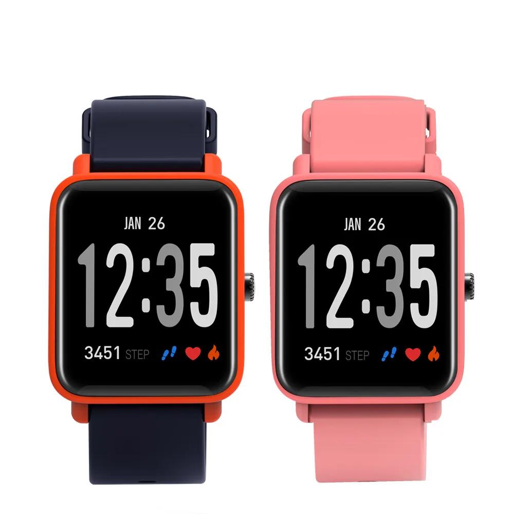 

Smart Watch Fitness Tracker Clock Heart Rate Pressure Monitor Blood Pressure Blood oxygen Smartwatch Men Women For IOS Android