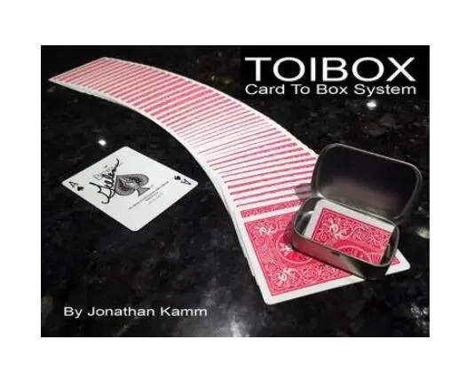 2016 Toibox система карточки в коробке от Джонатана Камм Волшебные трюки | Игрушки и