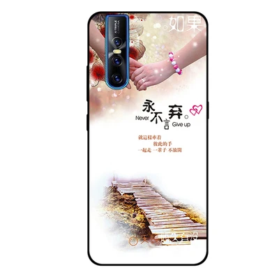 Золотой Чехол для VIVO V15 Pro силиконовый мягкий чехол задняя крышка для VIVO V 15 Pro милые Мультяшные узорчатые телефонные чехлы VIVOV15 Pro Coque - Цвет: Золотой