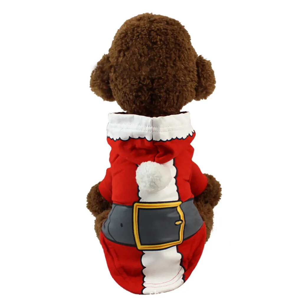 Buy New Puppy Christmas Pet Clothes Hoodie Coat Dog