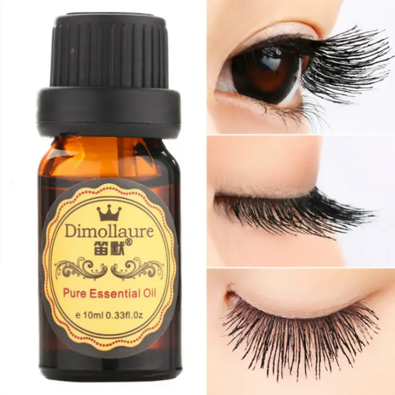 

Dimollaure dropshipping Eyelash Growth Essential Oil Natural Organic Castor Oil hair Eyebrow Growth Prevent Skin Aging nail care