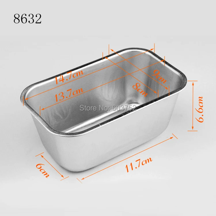 

BAKEST 6pcs per lot 5inch Small Size Deep Aluminum Alloy Cake Baking Mold Fondant Bread Bakeware Tools