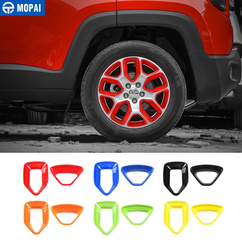 Rear Trunk Handle Sticker Blue Color For Jeep Renegade 2016 2017 Car Accessories
