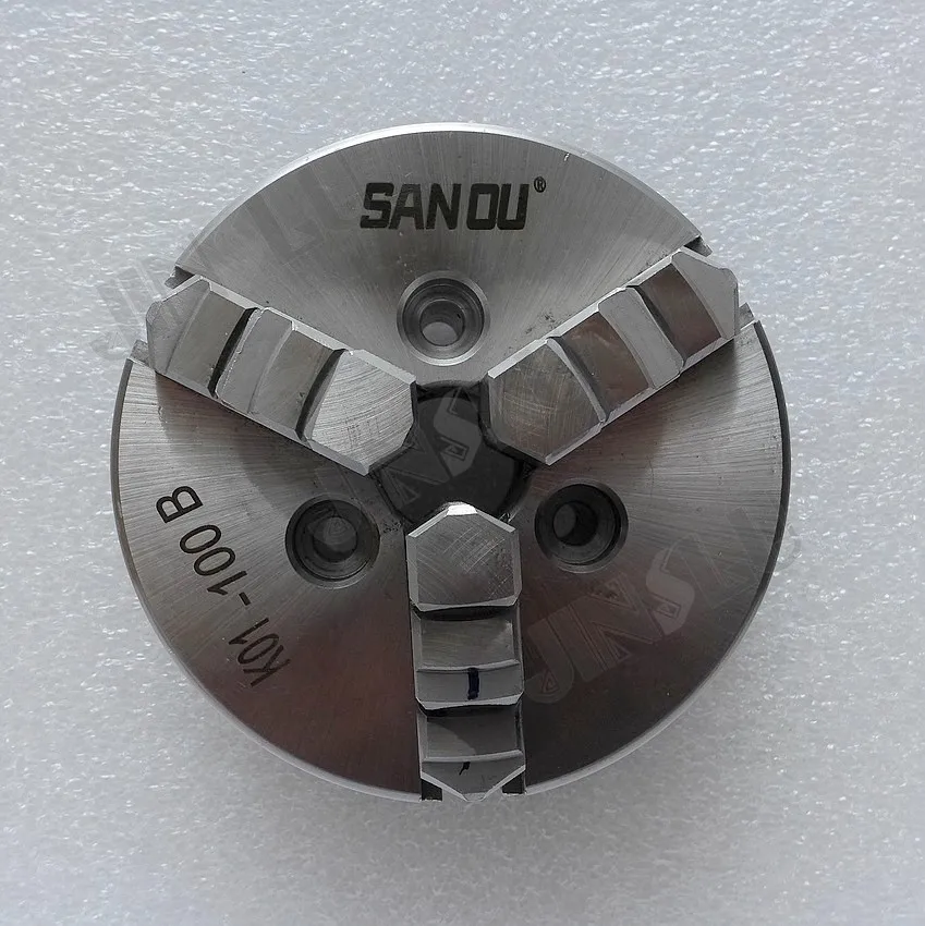 Трехкулачковый патрон K01 100B Самоцентрирующийся SANOU|jaw chuck|three jaw chuckthree |